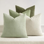 MIULEE Modern Farmhouse Decorative Spring Pillow Covers 18x18 Inch Set of 4 by MIULEE