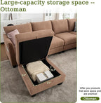 150.4" Large Sectional Couches for Living Room, 8 Seater L Shaped Modular - Image 5