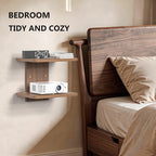 WALI Floating TV Shelf, 2 Tier Projector Shelf - Image 6