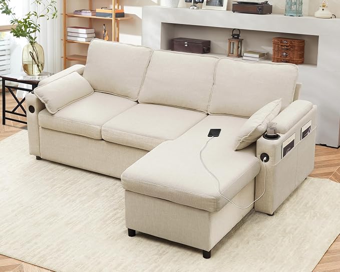 DURASPACE Sofa Bed Sleeper Pull Out 2 in 1 Sectional Sleeper Sofa Couches - Image 7