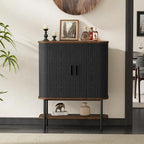 FiveWillowise Black Coffee Bar Cabinet - Image 8
