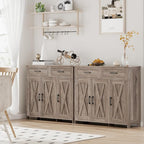 Homhedy Sideboard Buffet Cabinet, Coffee Bar Storage Cabinet - Image 7