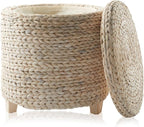 Casafield 17" Round Storage Ottoman by Casafield