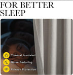 NICETOWN 100% Blackout Faux Linen Curtains - Image 6