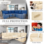 100% Waterproof Sectional Recliner Couch Covers - Image 6