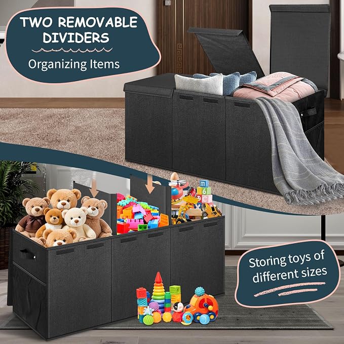 Extra Large Toy Box with Lids - Image 3