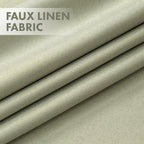 MIULEE 100% Blackout Linen Curtains - Image 3