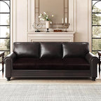 ANARACHON Leather Look Couch Cushion Covers Sofa Seat Slipcovers Sets Couches - Image 2