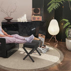 BAMBOOHOMIE Foldable Foot Stool Ottoman, Small Padded Foot Rest - Image 7
