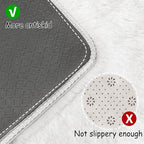 Small Area Rug for Bedroom 3x5ft Mini White Fluffy Rug Mat Bedside Throw Rug - Image 3