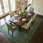 GarveeHome 6x9 Scalloped Area Rug Soft Washable Rug - Image 3