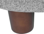 Homepop Home Decor | Upholstered Round Storage Ottoman | Ottoman - Image 8
