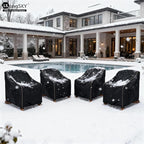Adirondack Chair Covers 2 Pack, Waterproof Heavy Duty Outdoor Chair Covers - Image 8