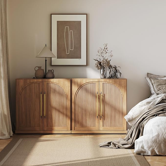 BELLEZE Set of 2 Modular Sideboard - Image 9