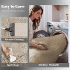 6x9 Area Rug for Living Room: Fluffy Shag Soft Washable Rugs Large Fuzzy Plush - Image 3