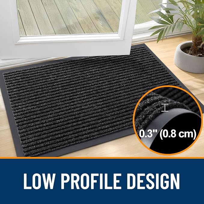 OLANLY Front Door Mat 71x47, Waterproof Heavy-Duty Indoor Outdoor Doormat | - Image 4