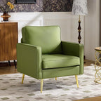 VINGLI Modern PU Leather Accent Chair, Single Sofa Chair by VINGLI