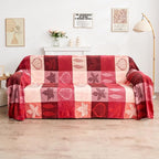 Bohemian Chenille Jacquard Tassel Throws by Unknown