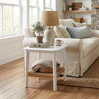 Alaterre Furniture Calais 2-Tier Small End Table - Image 2