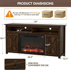 YESHOMY Fireplace TV Stand for Television up to 65+ Inch - Image 8
