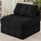 HABUTWAY Folding Sofa Bed, Convertible Sleeper Chair Bed w/Dual-Pillow & Handle by HABUTWAYMakeYourLifeComfortable