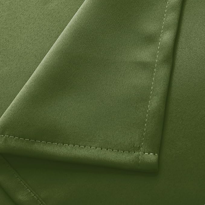 RV Blackout Curtains for Bedroom, Olive Green 52 x 30 Inch 2 Panels | Thermal - Image 7