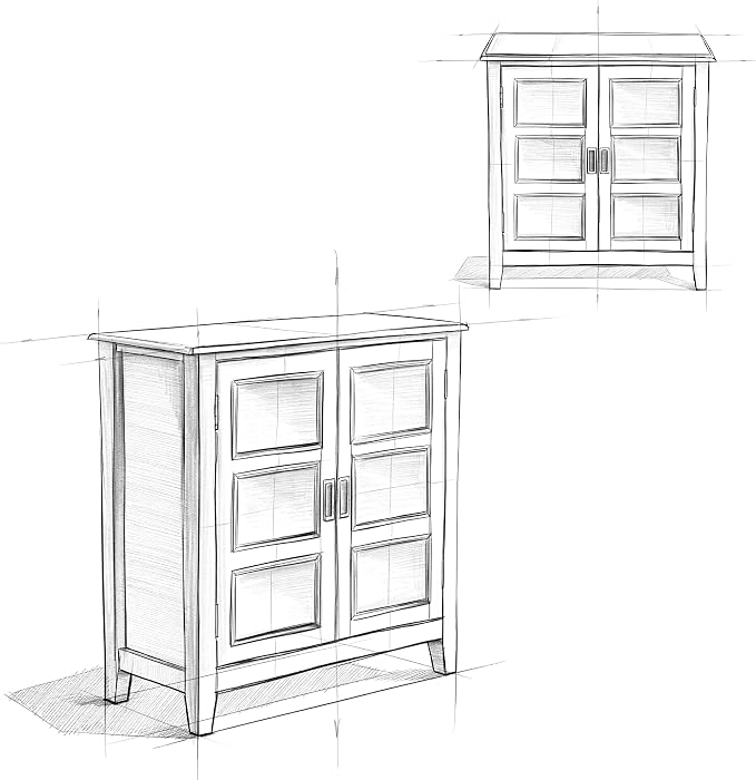 SIMPLIHOME Burlington Storage Cabinet - Image 13