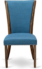 East West Furniture VEP7T21 Verona Parson Kitchen Chairs - Image 3