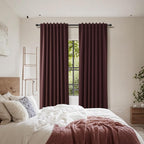 100% Blackout Curtains 84 Inch Length 2 Panels Set - Image 8