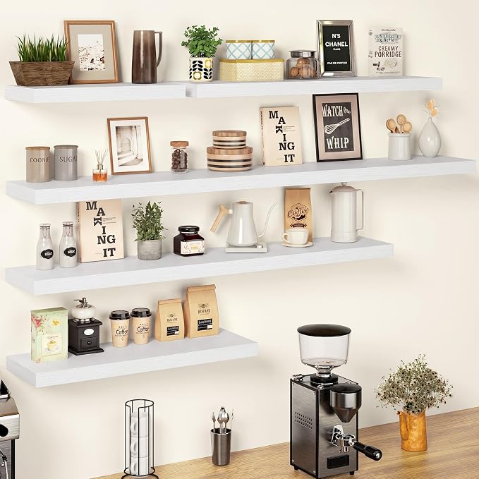 55 Inch Floating Shelves, 12 Inch Deep Floating Shelves - Image 7