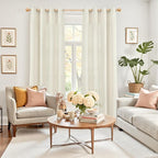 YoungsTex Linen Curtains 84 Inch Length - Image 2