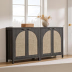 SICOTAS 68" W Rattan Sideboard Buffet Cabinet - Image 5