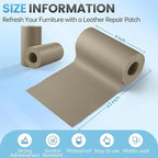 Leather Repair Patch Tape Kit, Vinyl Leather Repair Kit - Image 3