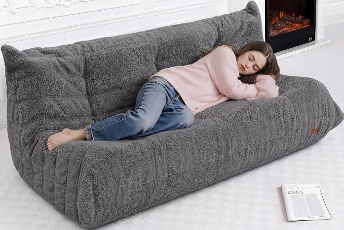 Bean Bag 3-Seater Chair Big Sofa Beanbag Chair - Image 5