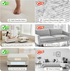 WUTUTUEE 57.5" Oversized Chaise Lounge - Image 6