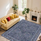 8x10 Washable Area Rugs for Living Room, Stain Resistant Vintage Rugs for - Image 3