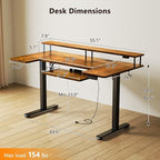 OffiGo U Shaped Electric Standing Desk - Image 3