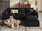 EASE MOOSE Oversized Modular Sectional Sofa, Modern Luxury Large L Shape - Image 6