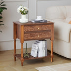 Nightstand, Farmhouse Bedside Table - Image 9