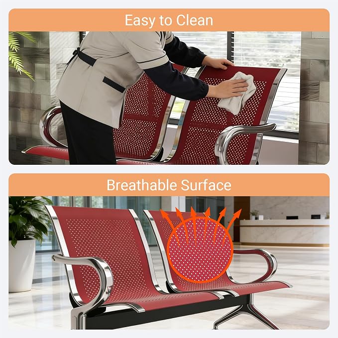 Kinfant 2-Seat Waiting Room Chair - Image 6
