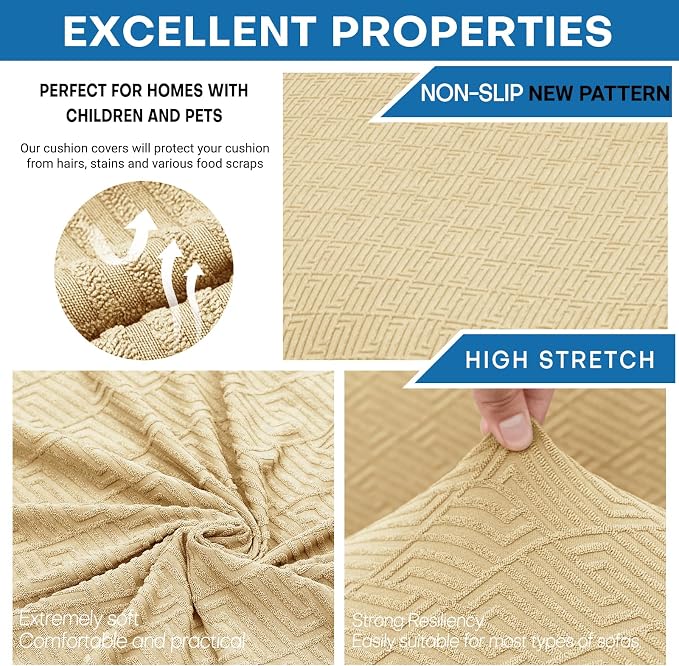 XINEAGE 2026 New 4 Pieces Couch Covers - Image 5