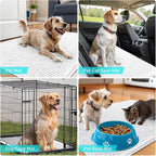 OLANLY Dog Door Mat for Muddy Paws 44x32, Super Absorbent Chenille Mud Mat | - Image 7