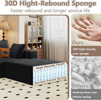 95" Cloud Sectional Couch with L-Shape Chaise, Modular Comfy Sofa Chaise Longue - Image 3