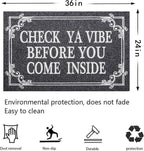 Front Door Door Mat Indoor Outdoor Entrance Doormat Rubber Welcome Door Mat - Image 3