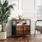 TUTOTAK Large Night Stand with Charging Station, Nightstand with USB and Type-C - Image 5