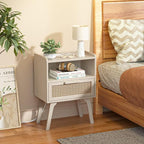 Lerliuo Rattan Nightstands Set of 2 - Image 4