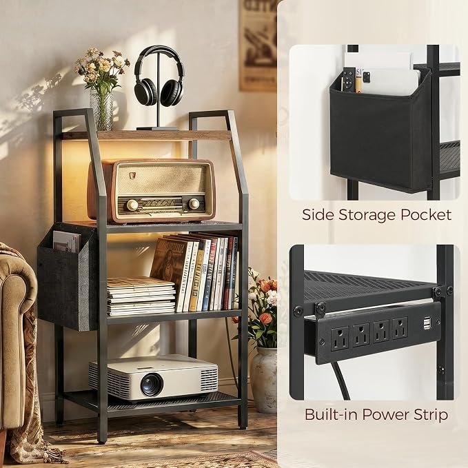 MAHANCRIS 4-Tier AV Media Stand - Image 6