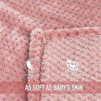 Exclusivo Mezcla Soft Waffle Fleece Bed Blanket Twin XL Size, Cozy Fluffy Design - Image 8