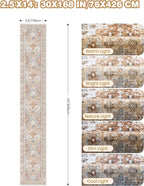 Washable Runner Rug 2.5x14, Long Kitchen Rugs Non-Slip, Soft Hallway Runner - Image 2