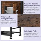 SWTYMIKI Coffee Bar Cabinet Station - Image 7